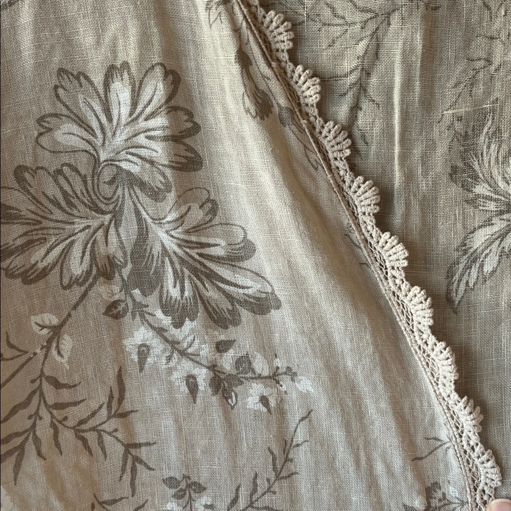Elena Baldi Italian Silk Blend Cream Floral Duster Cardigan - Picture 7 of 11
